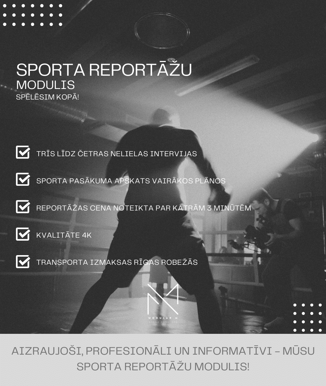 Sporta reportāžu modulis