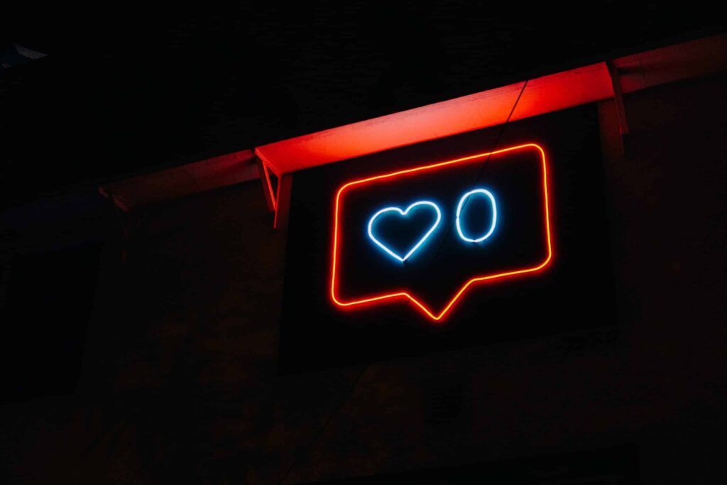 Instagram like pogas forma